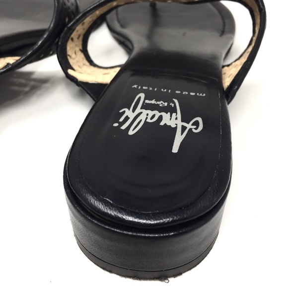 Amalfi By Rangoni Black Sandals - Picture 7 of 8
